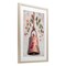 Stupell Industries Vintage Christmas Bell Framed Print Under Glass, design by Petal Prints Design